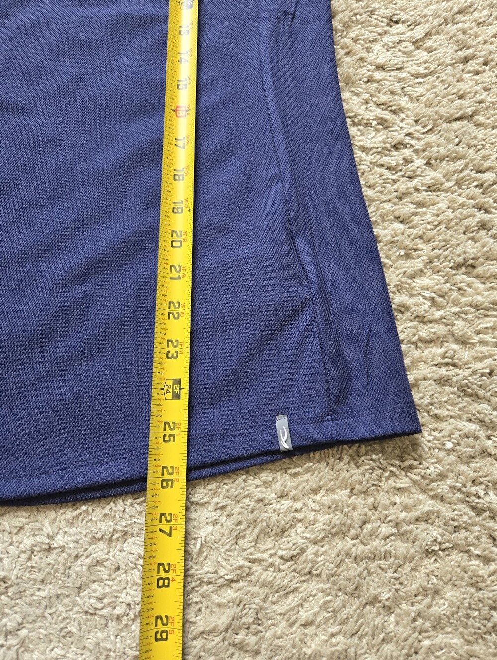 Kjus Sleeveless Polo Womens L V Neck Navy Blue Upf 50 Outdoor Golf - Picture 9 of 10